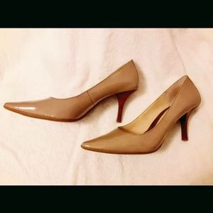 Calvin Klein Nude Stiletto Pumps Heels sz 5.5
